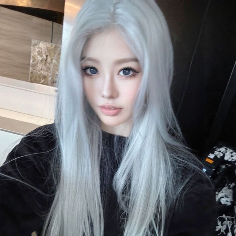 애니메이션 가발 실버 백발 코스프레이 분장 소품 파티용  JIKTEM BW5071918