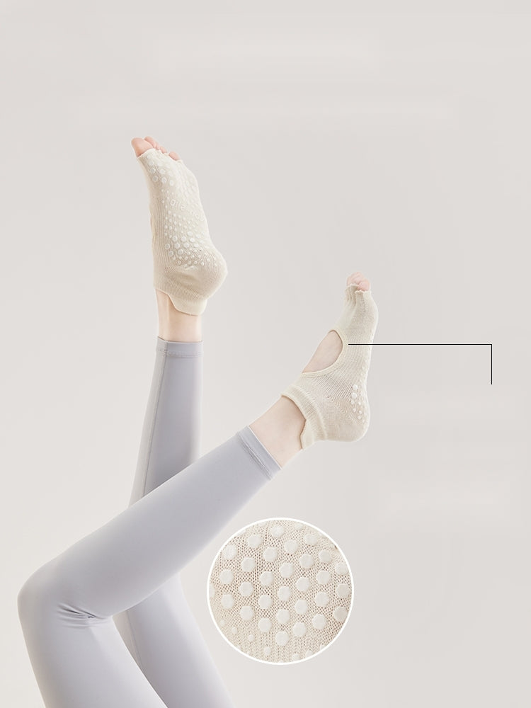 발가락 요가양말 토오픈 삭스 2pc 3pcs 논슬립 실내 스포츠 양말 JIKTEM BW5072926