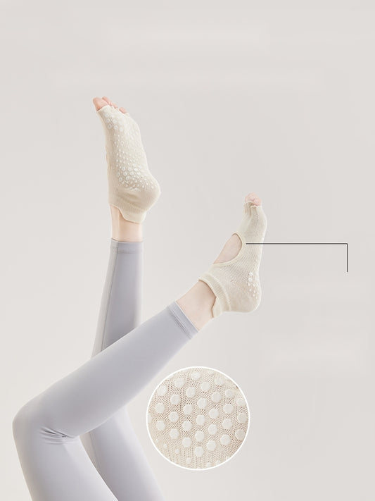 발가락 요가양말 토오픈 삭스 2pc 3pcs 논슬립 실내 스포츠 양말 JIKTEM BW5072926