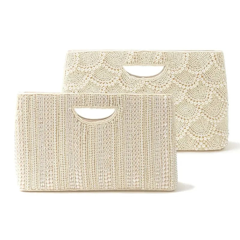 클러치백 스퀘어 비즈백 구슬 토트백 미니 핸드백 JIKTEM BW5080614