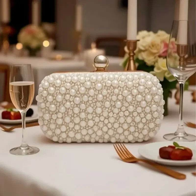 비즈백 클러치백 스퀘어 구슬 토트백 손가방 JIKTEM BW5080613