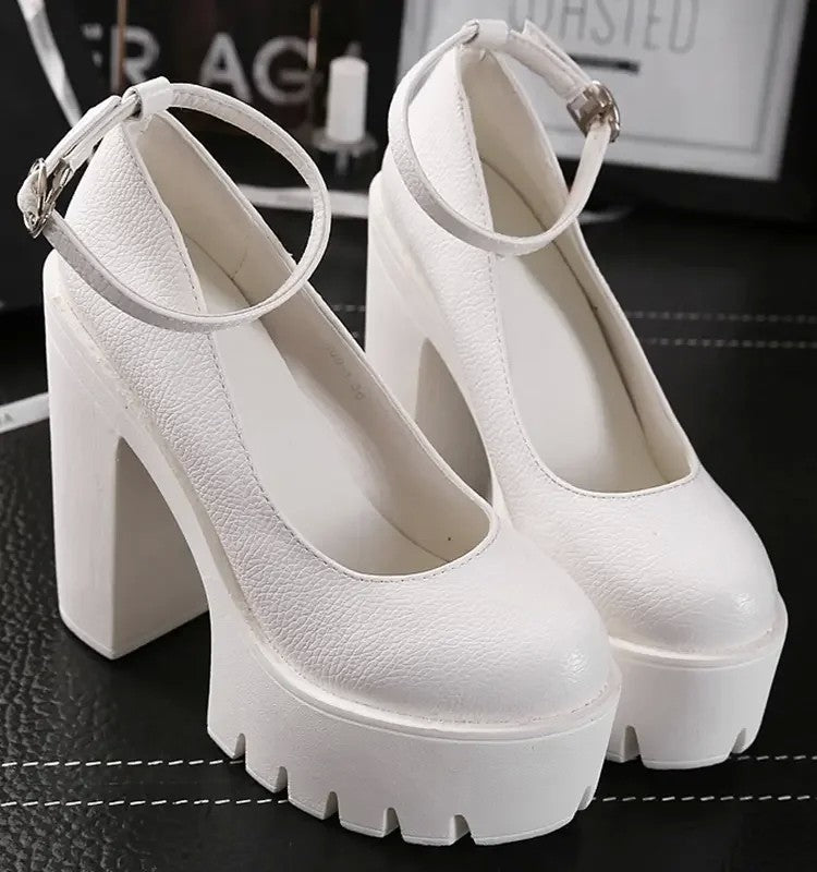13cm 웨딩슈즈 샌들 가보시 펌프스힐 슬링백 구두 JIKTEM BW5080804