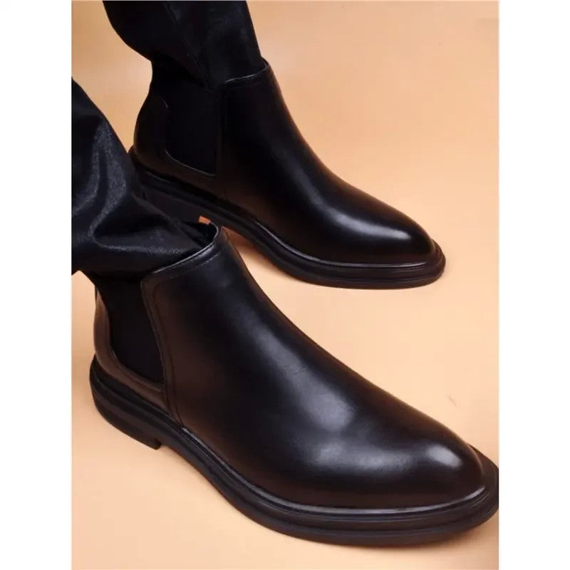 남자 키높이 부츠 발편한 워커화 첼시부츠 모던 정장구두 JIKTEM BW5082106