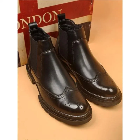 남자 부츠 발편한 정장구두 워커화 첼시부츠 유럽풍 JIKTEM BW5082104