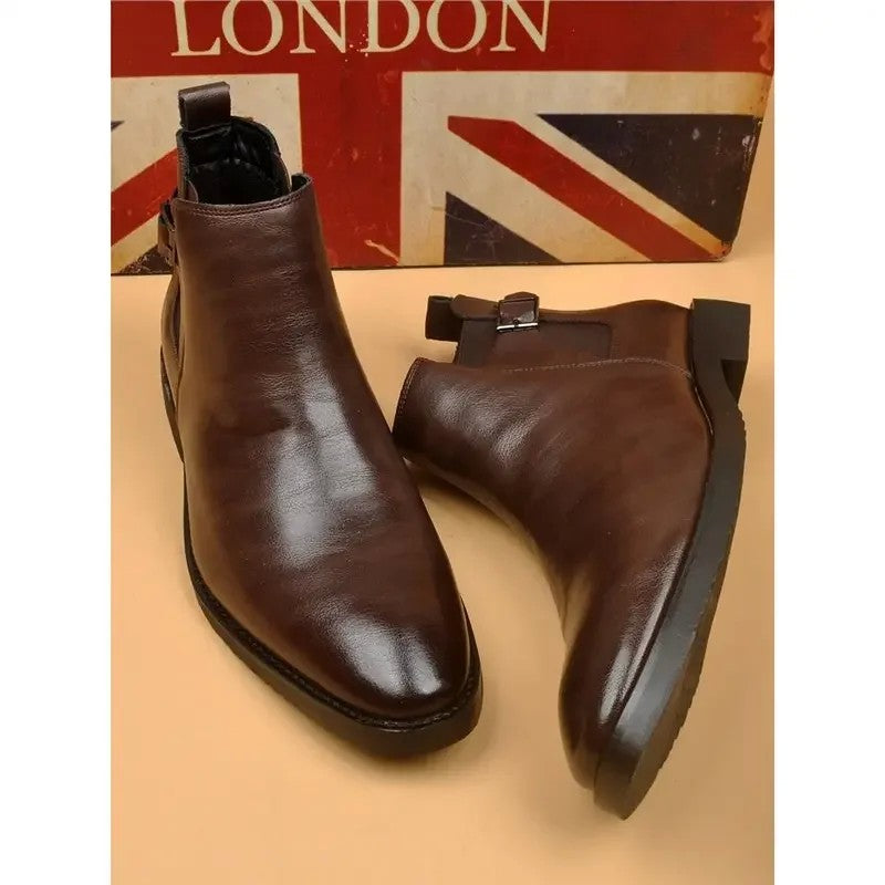 남자 부츠 발편한 앵클부츠 정장 워커 키높이 정장구두 JIKTEM BW5082103