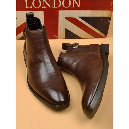 남자 부츠 발편한 앵클부츠 정장 워커 키높이 정장구두 JIKTEM BW5082103