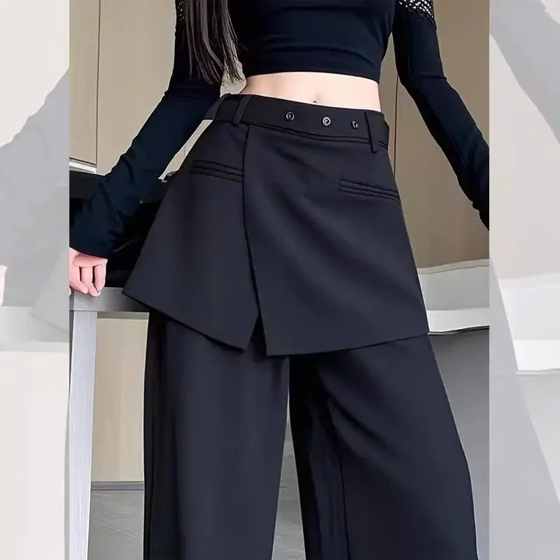 랩치마바지 스커트팬츠 힙커버 치마바지 하이웨스트 JIKTEM WW5082810