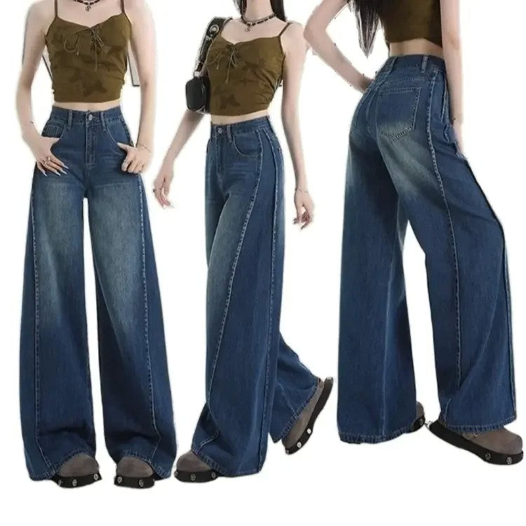 여성 버뮤다팬츠 데님 팬츠 와이드 클린핏 하이웨스트 JIKTEM WW5082903