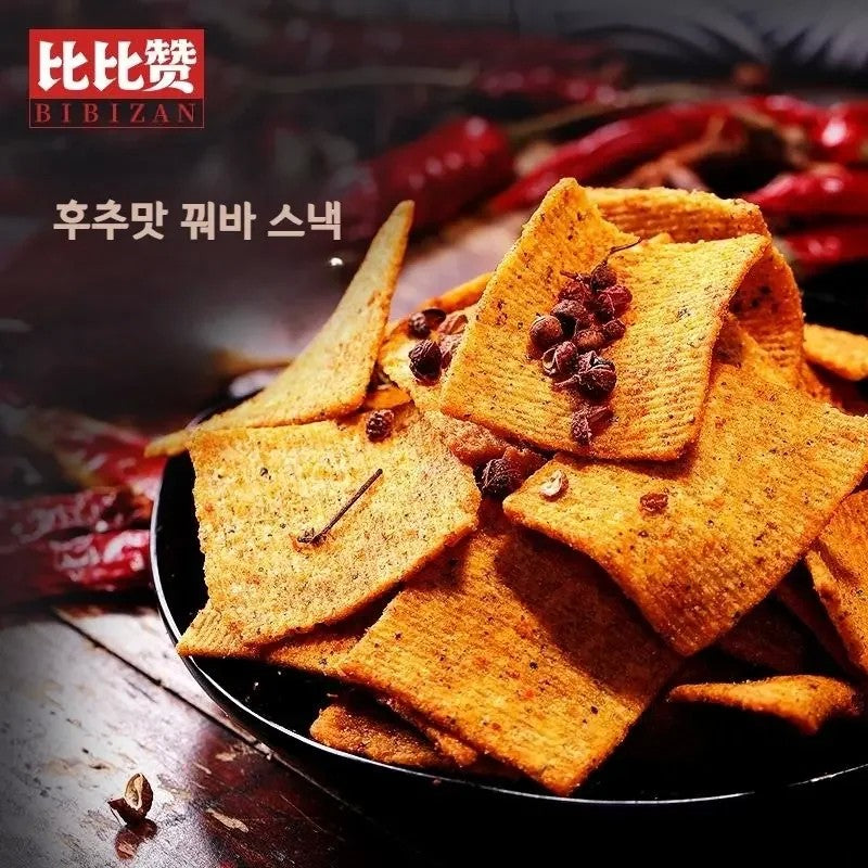 후추맛 꿔바 마라맛 중국 스낵 간식 128g 10개 JIKTEM BJ5091117