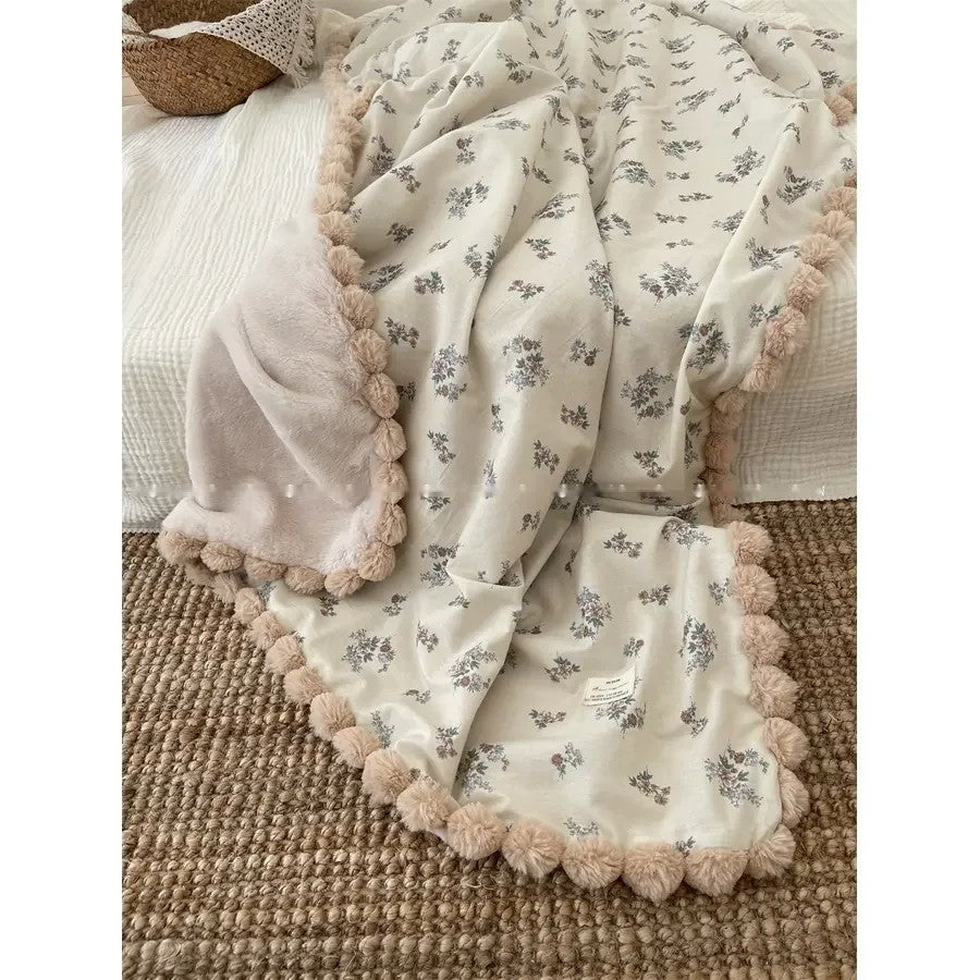 극세사 담요 방울 블랭킷 밍크  포근 소파 캠핑 담요 JIKTEM WW5092506