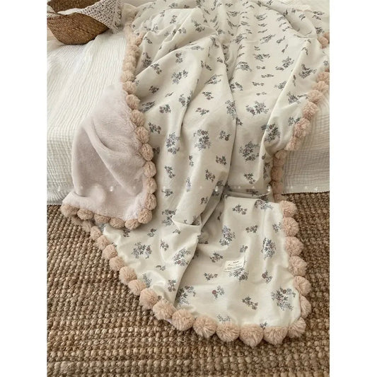 극세사 담요 방울 블랭킷 밍크  포근 소파 캠핑 담요 JIKTEM WW5092506