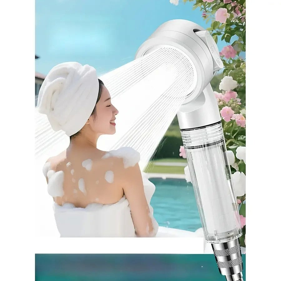 샤워기 헤드 여행 휴대용 4P 필터 호스 세트 JIKTEM WW5092705