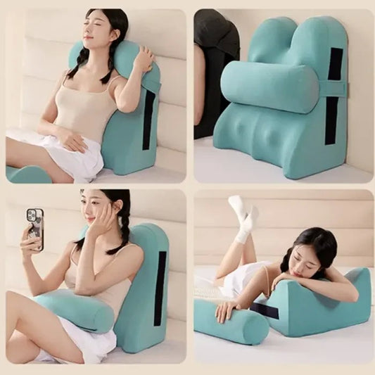 침대 등받이쿠션 메모리폼 허리받침 목받침 조절가능 JIKTEM BW5100904