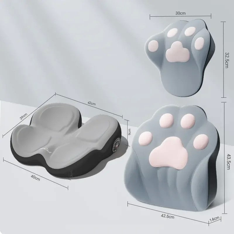 차량용 목쿠션 허리받침 쿠션 모음 세트 헤드레스트 JIKTEM BW5100919