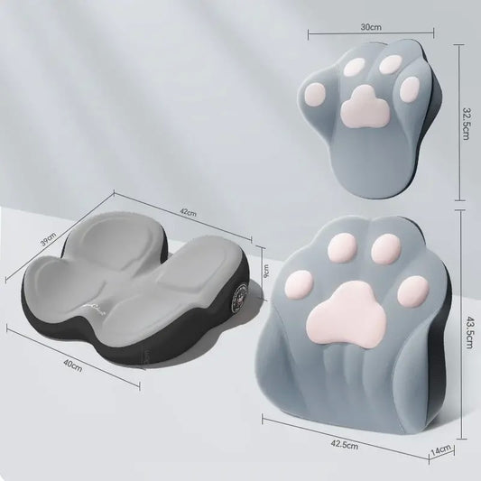 차량용 목쿠션 허리받침 쿠션 모음 세트 헤드레스트 JIKTEM BW5100919