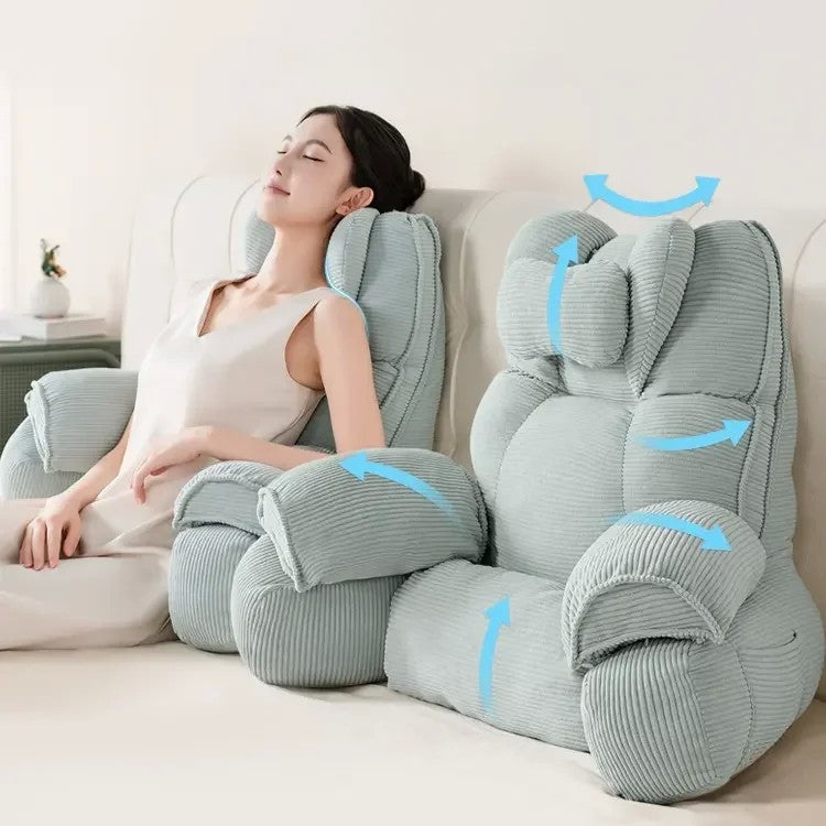 등받이쿠션 3D 침대 소파 허리받침 목베개 분리형 대형 JIKTEM BW5100908