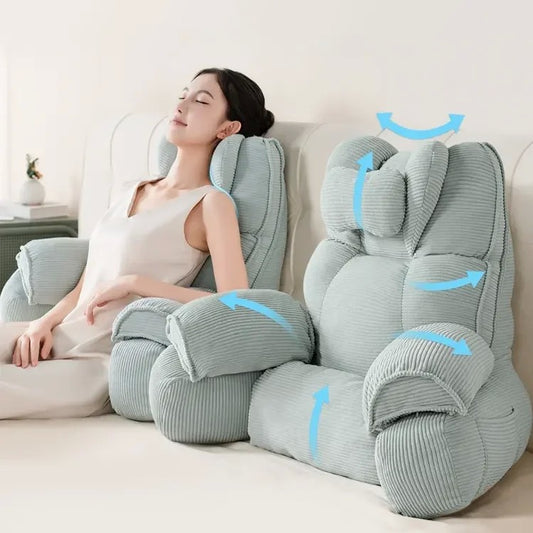 등받이쿠션 3D 침대 소파 허리받침 목베개 분리형 대형 JIKTEM BW5100908