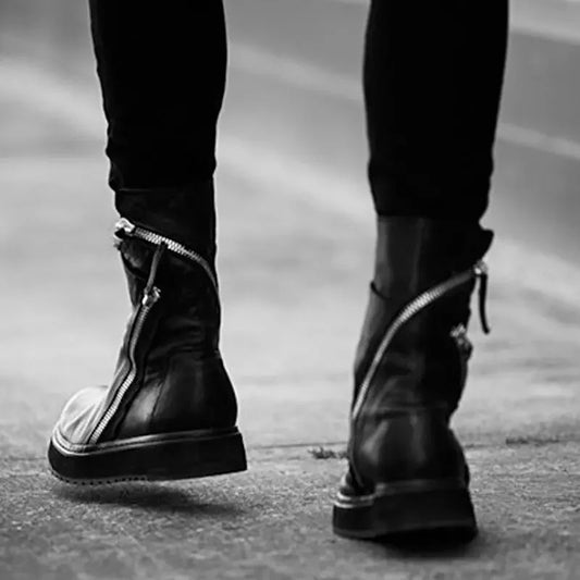 남자 첼시 부츠 집업 장식 방한화 발편힌 워커화 JIKTEM WW5111518