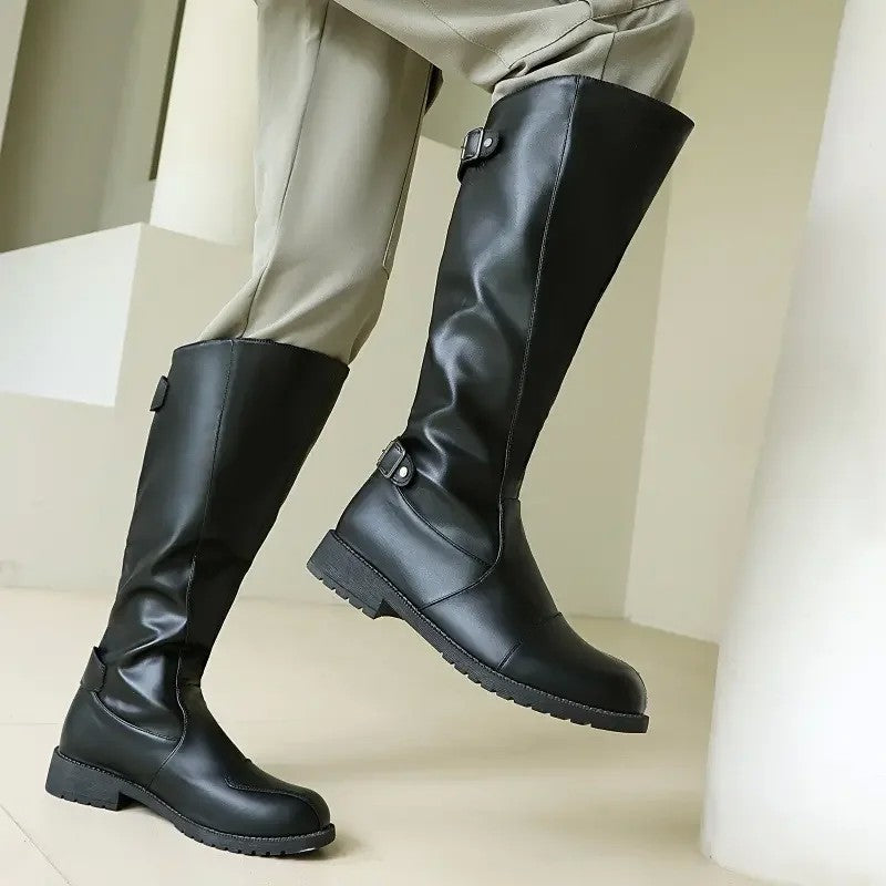 남자 롱부츠 승마 부츠 오토바이 방한화 장군화 빅 사이즈직템 BW5112003
