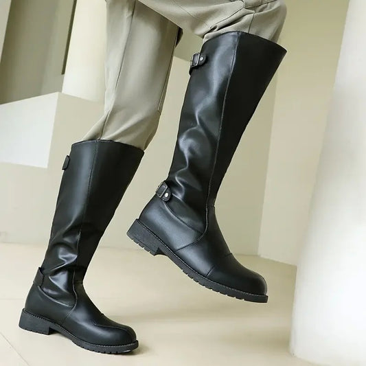 남자 롱부츠 승마 부츠 오토바이 방한화 장군화 빅 사이즈직템 BW5112003