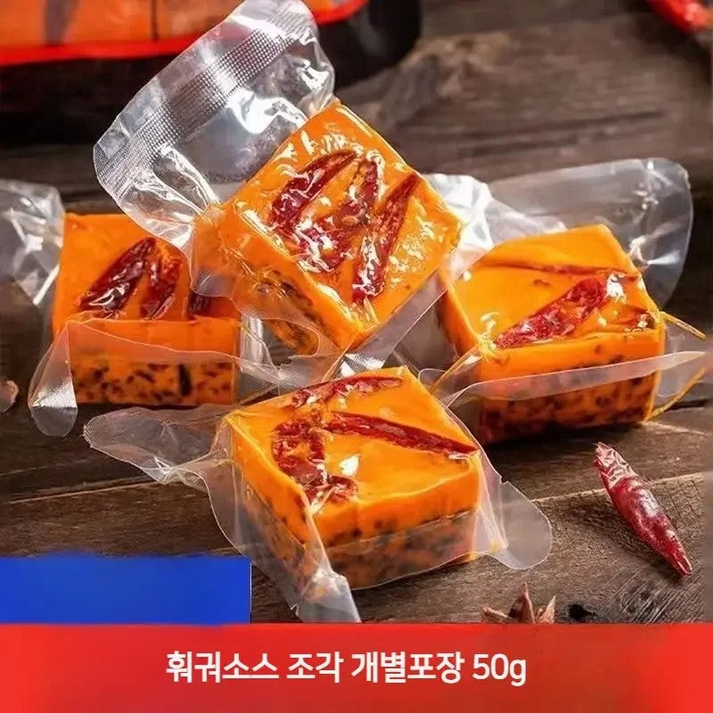 훠궈소스 사천 충칭 특색 50g 30개 마라 샹라 토마토맛 JIKTEM WW5112712