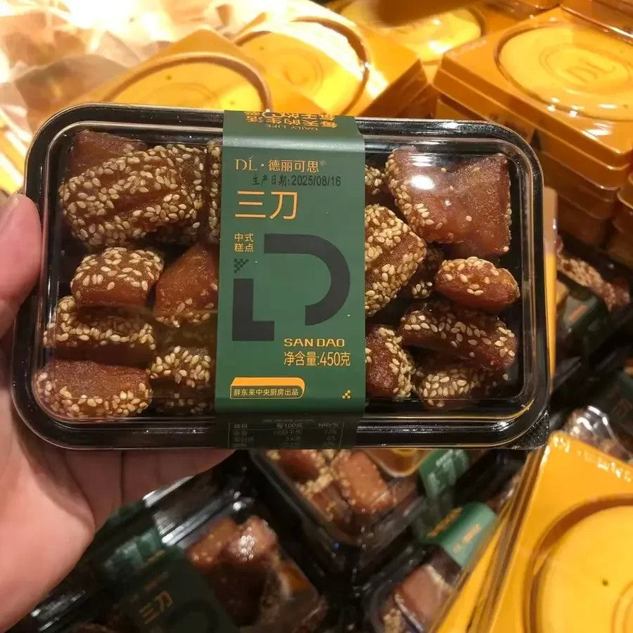 꿀과자 허니 케이크 450g 2개 중국 동북 옛날 과자 간식 JIKTEM BJ5120208