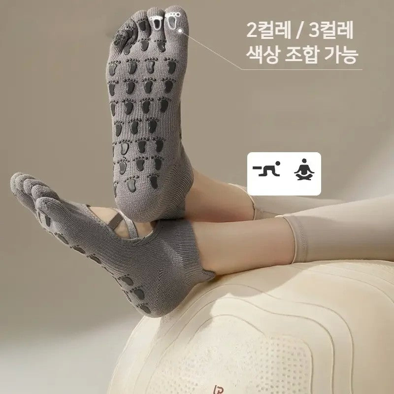 요가 발가락 양말 발레 필라테스 삭스 미끄럼방지 JIKTEM WW5121003