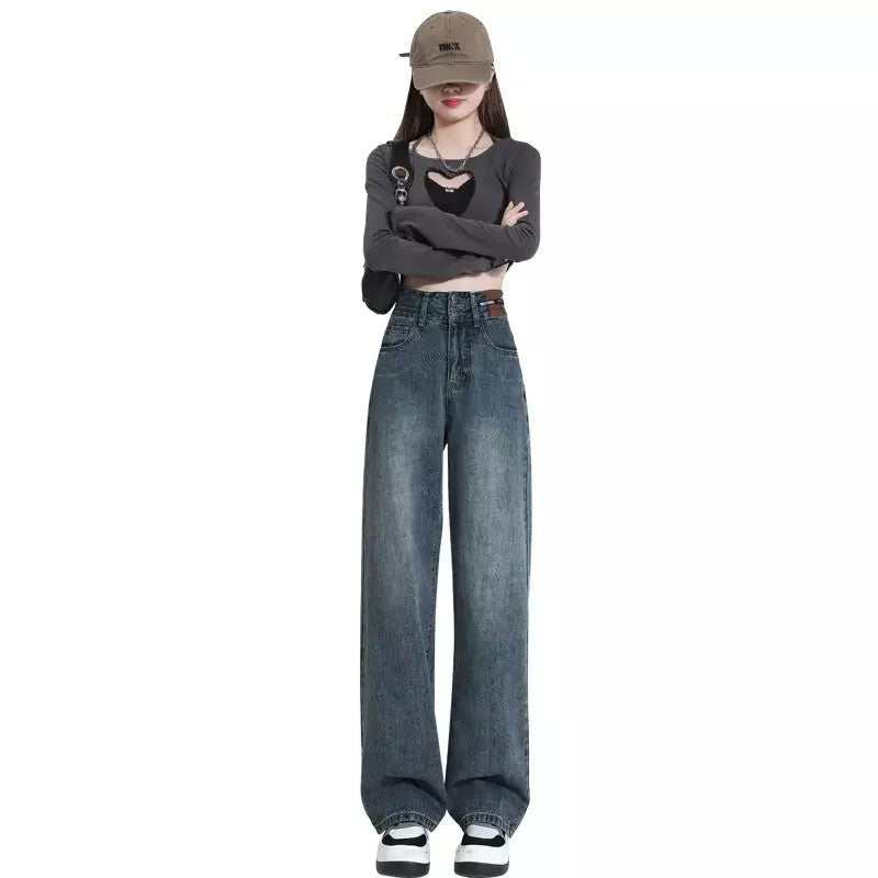 기모청바지 하이웨스트 겨울 데님 팬츠 JIKTEM BJ5122308