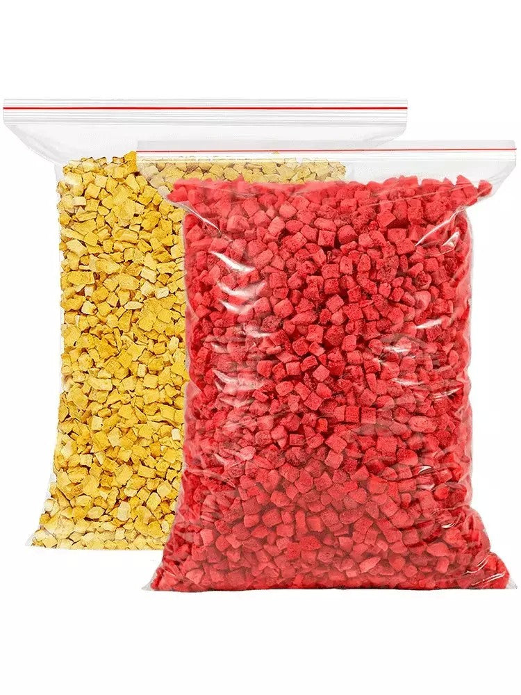 동결 건조 딸기 망고 다이스 3mm 5mm 500g 토핑 재료 JIKTEM 6B1213