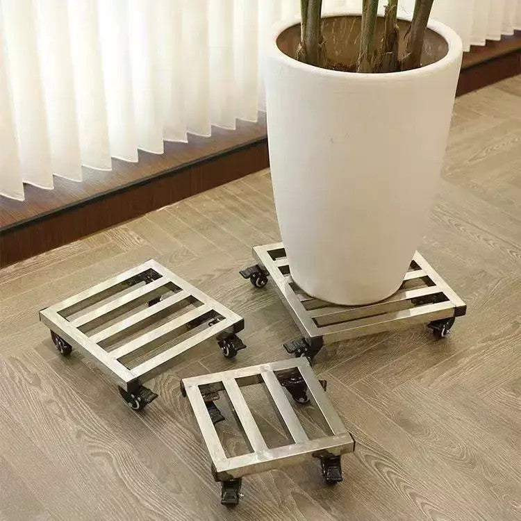 이동식 화분 다용도 받침대 스텐 대형 습기방지 수납대 JIKTEM 6B0812