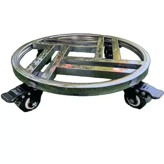 대형 스텐 이동식 4륜 6륜 8륜 다용도 받침대 습기방지 수납대  JIKTEM 6B0813