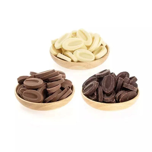 코팅초콜릿 컴파운드 75% 다크 밀크 화이트 500g  JIKTEM 6C0612