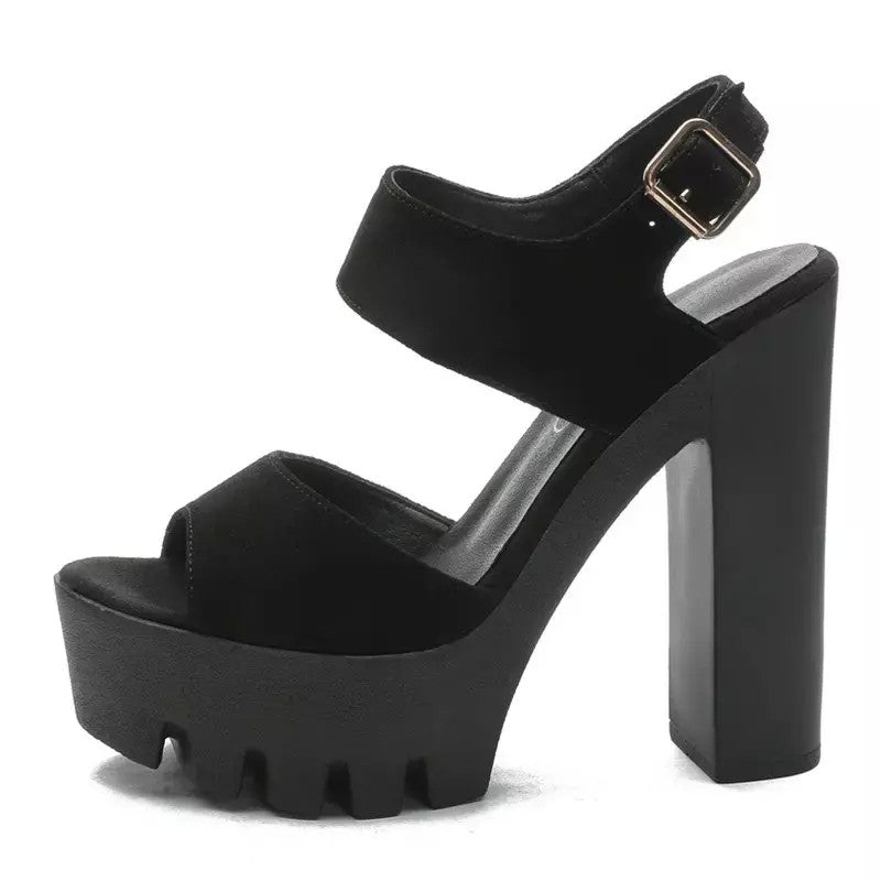 12cm 웨딩슈즈 가보시 통굽 샌들 키높이 무대신발 JIKTEM 6C1201