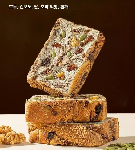 통밀빵 샌드우치 두툼 토스트 무설탕 400g 2개 3개 JIKTEM 6C1304