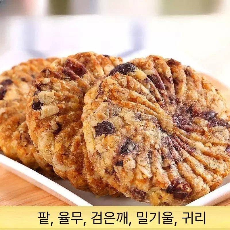 잡곡 비스켓 과자 무설탕 40팩 80팩 JIKTEM 6C1308