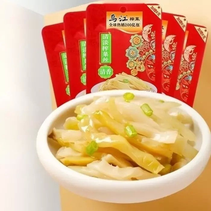 우장 짜차이 80g 10봉 20봉 중국 밑반찬 짠지 김치 JIKTEM 6C1401