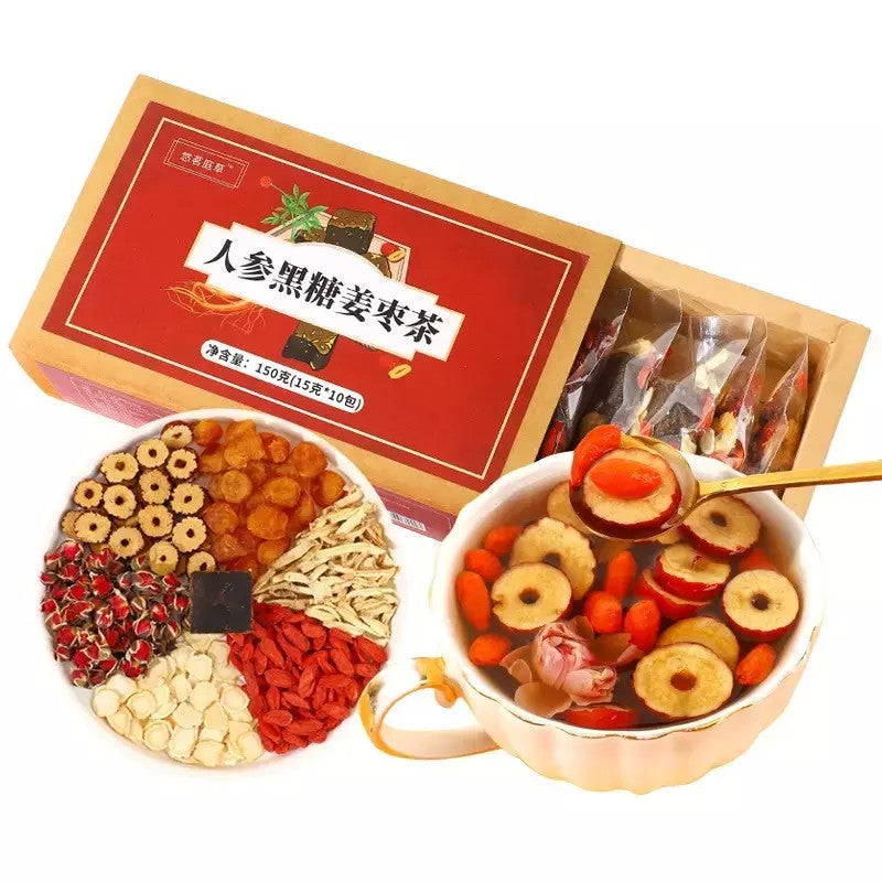 인삼차 대추 용안 구기자 생강 장미 화차 15g 10개  여신차 JIKTEM 6C1705