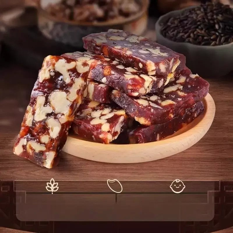 흑찹쌀 호두 용안 오디 케이크 250g 간식 중국 전통식품  6C2801