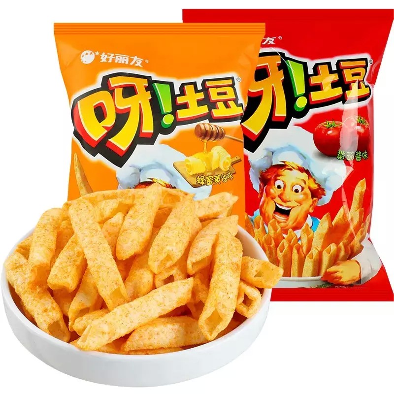 중국 오리온 감자스틱 스낵 허니버터맛 40g 5팩 10팩 6D1009