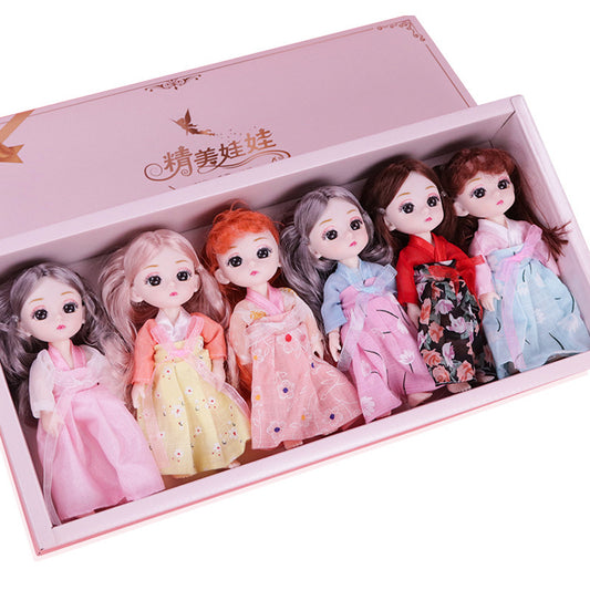 Q0111716 구관인형 귀여운 미니인형 6pcs 세트모음