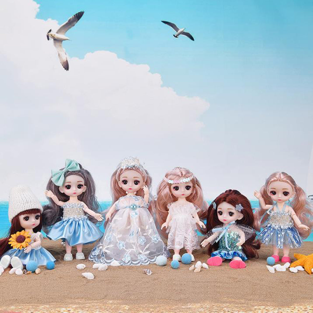 Q0111720 구체관절인형세트 귀여운미니 인형 6pcs 세트