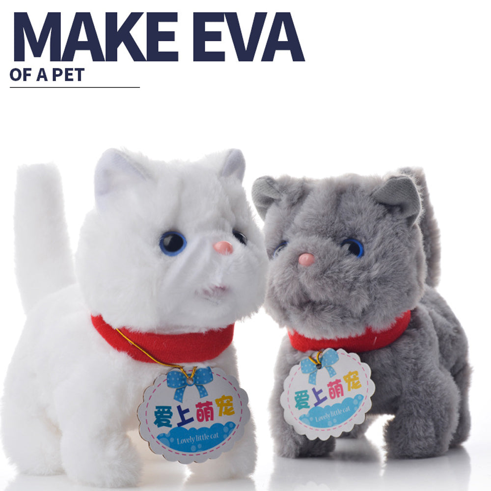 Q0111815 움직이는 로봇 고양이 인형 스마트 애완동물 피규어