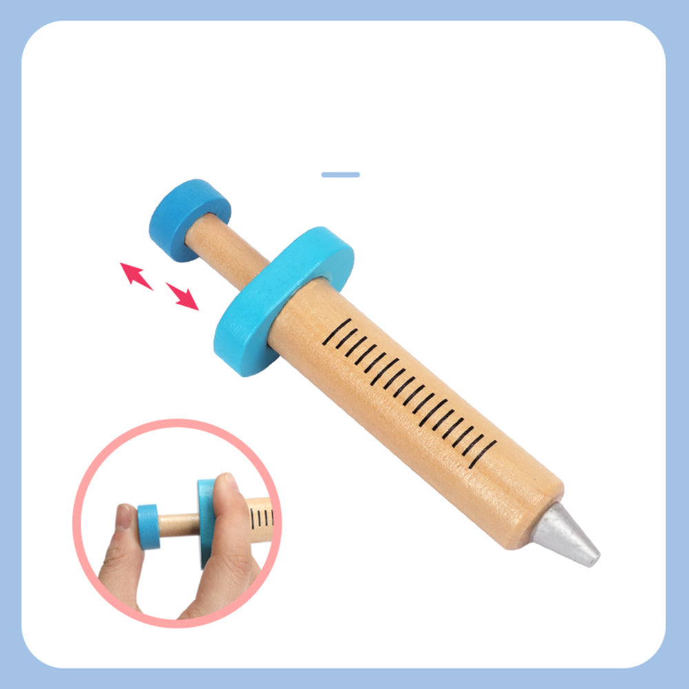 L092171 병원놀이 의사놀이 청진기 원목 어린이 완구 소꿉장난 조카선물 실내완구