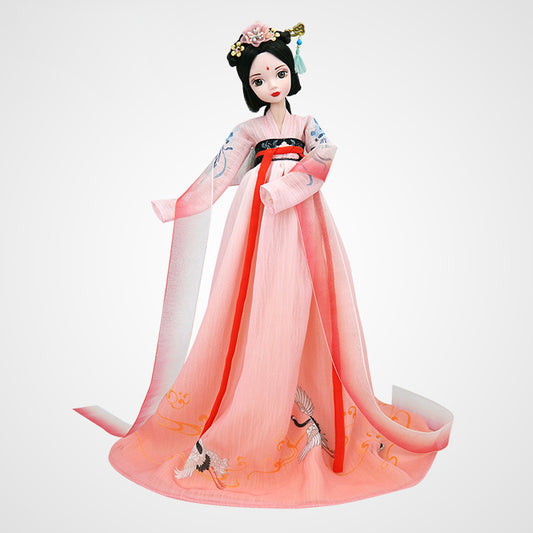 Q1020909 전통 민속의상 고급 구체관절인형 소꿉놀이 여아완구 입학선물 28cm