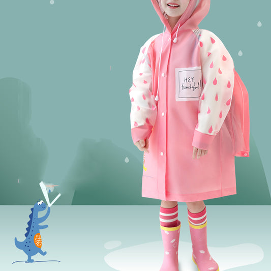 CU 0706L02 책가방 공간 우비 아동 우의
