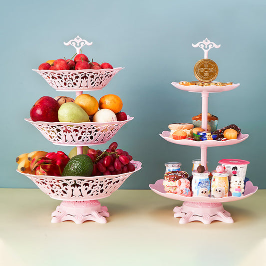 3단 유럽식 디저트 트레이 케익 스탠드 애프터눈티 G 06003