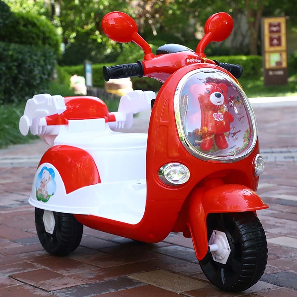 Q1040772 곰돌이 전동 오토바이 삼륜 전동 바이크  트라이크 기사놀이