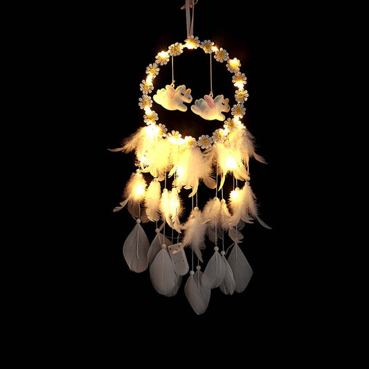 벽걸이장식품 Q1062526 소품 플라워 국화꽃 아기방 아이방 드림캐쳐 셀프