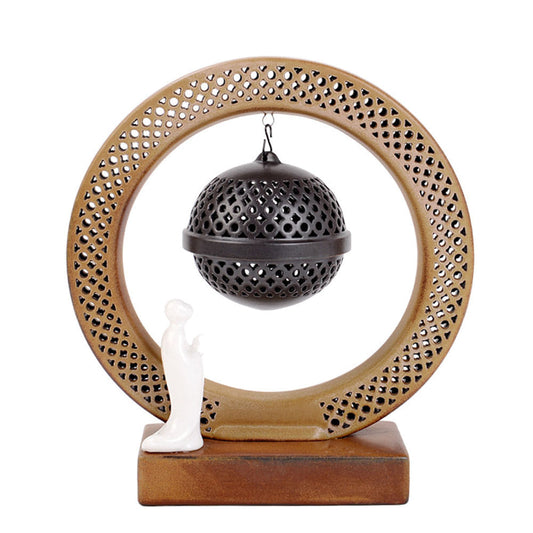 인센스홀더 향초 인센스콘 앤티크 트레이 베이스 LED무드등  Q1091739