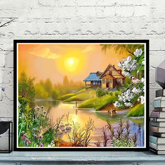 피포페인팅 수채화 유화 DIY 퍼즐페인팅 집콕 데이트 Q1091778